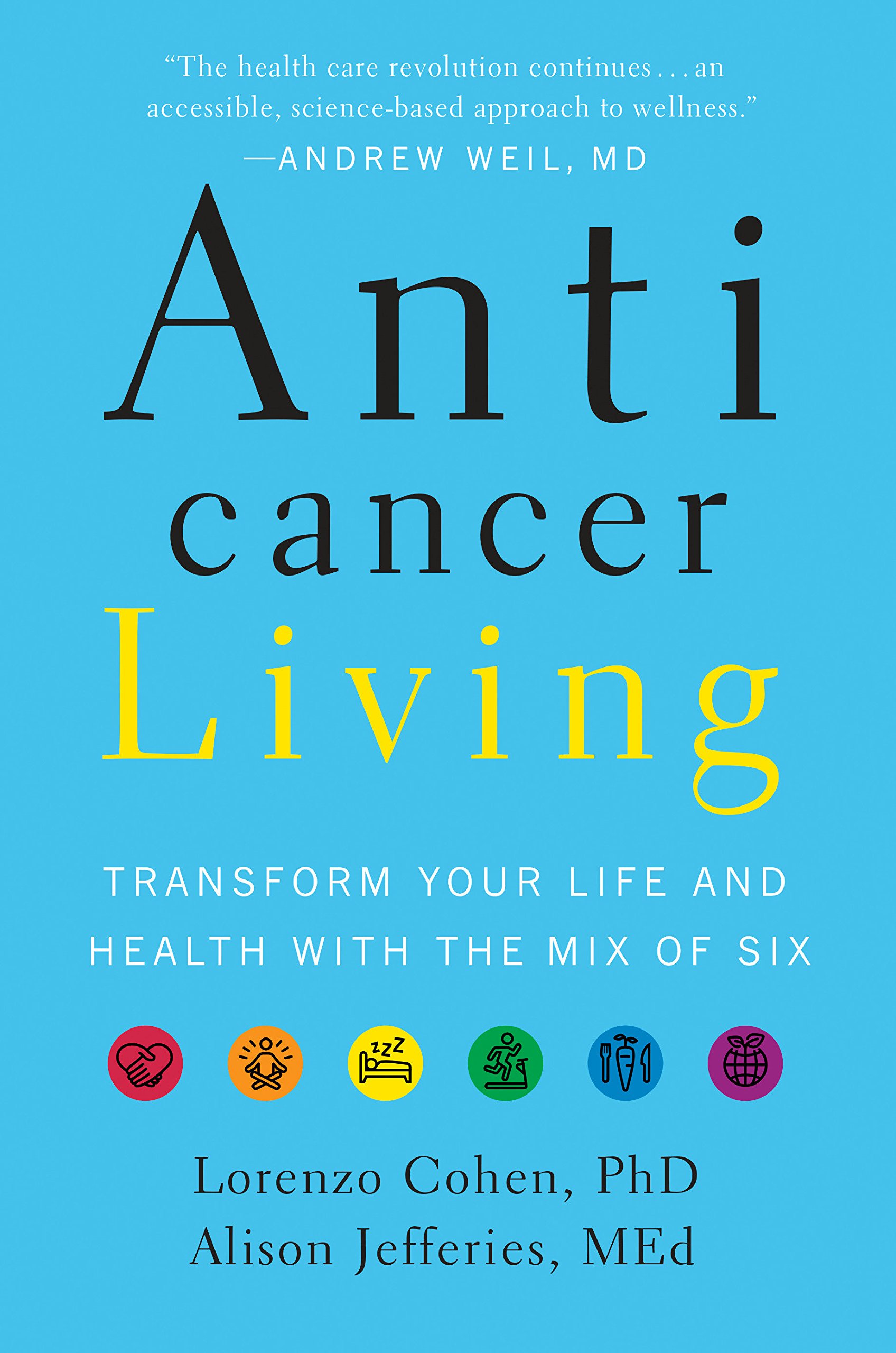 Anticancer Living book cover. 