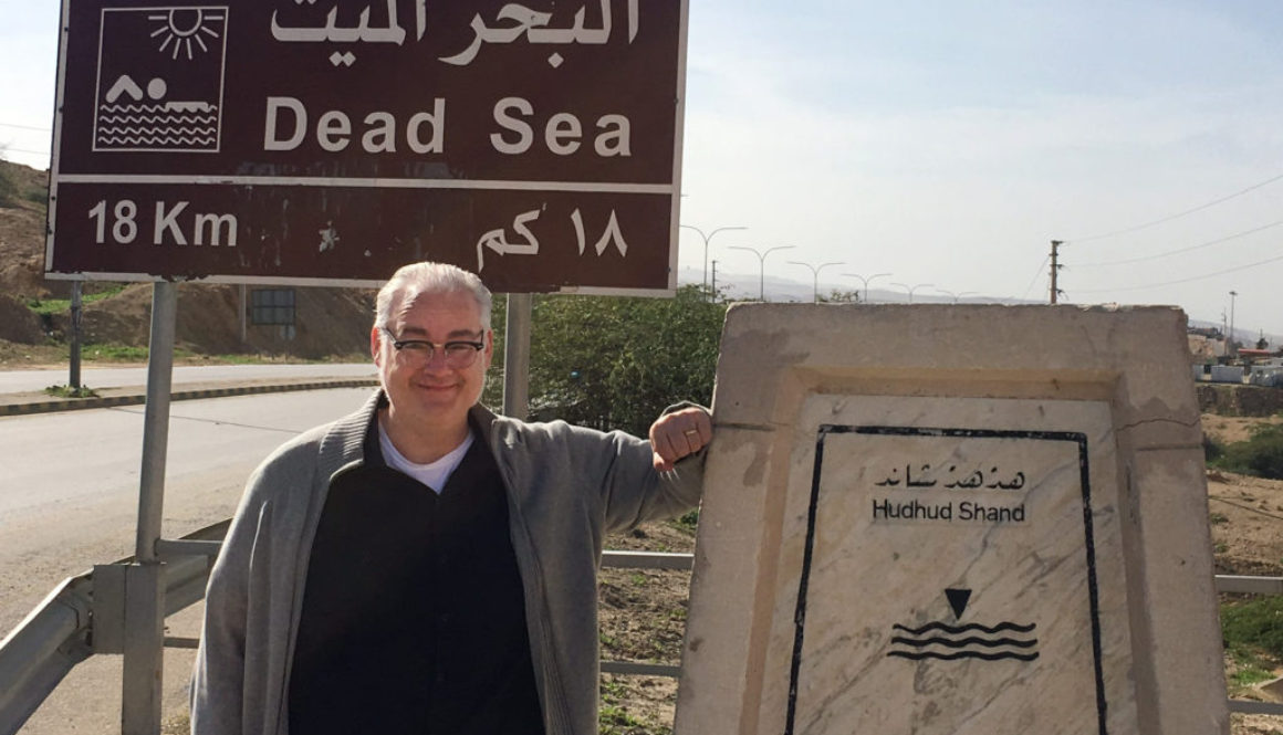 Prof. Brian J. Bowe in Jordan during his Fulbright fellowship.