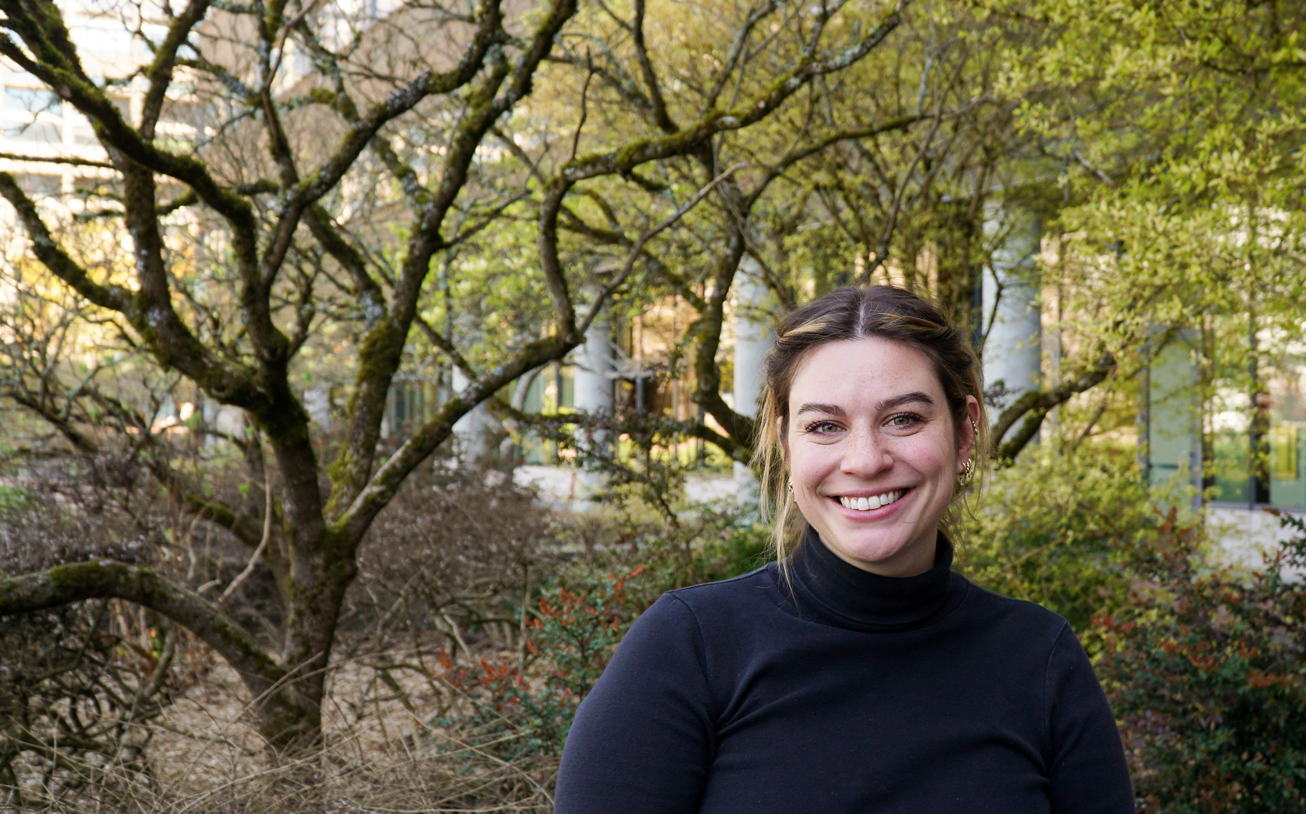 Natalie Breymeyer is an editorial research associate and writer at Axios, as well as a Western journalism alum. Breymeyer is teaching one section of JOUR 307 - Reporting during spring quarter. // Photo by Maylis Laverne